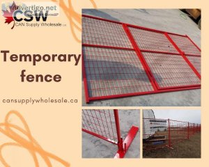 A Unique Temporary fence Suppliers at CAN Supply Wholesale LTD.