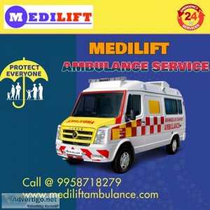 Lives Matter Ambulance Service in Darbhanga by Medilift