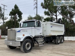 2006 WESTERN STAR 4900 10-WHEEL DUMP TRUCK WSTEERABLE BOOSTER AX