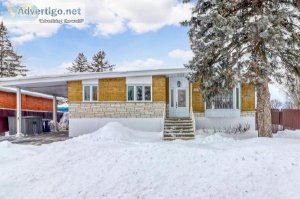 Large bungalow tastefully renovated in Laval