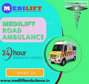 Medilift Ambulance Service in Buxar Bihar- Life Support Equipmen