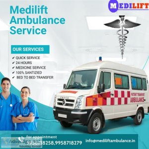 Quality Care Ambulance Service in Gumla by Medilift