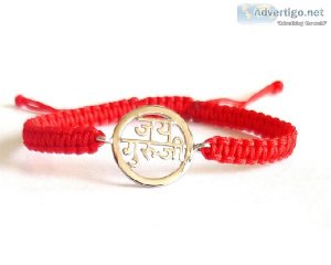 Jai Guru JI Silver Gift Bracelet