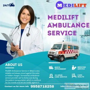 Lives Matter Ambulance Service in Pitampura by Medilift