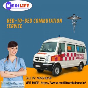Medilift Emergency Patient Relocation Ambulance Service in Bhaga