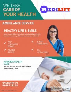 Rapid Rescue Ambulance Service in Saket by Medilift