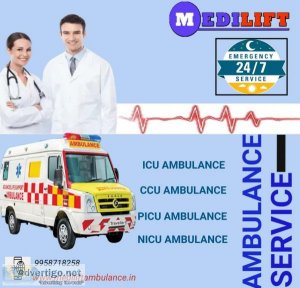 Low-Cost Charges Ambulance Service in Hatia by Medilift