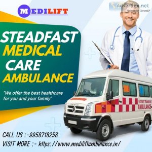 Budget-friendly Ambulance Service in Mangolpuri by Medilift