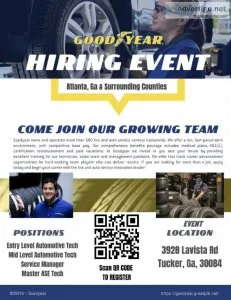 Goodyear Mid Level Automotive Technician - Covington GA