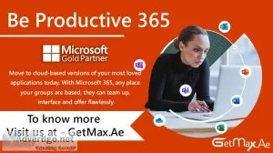 Getmax.ae , be productive with microsoft365  services