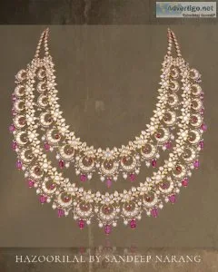Top Hazoorilal Polki Jewellery in Delhi