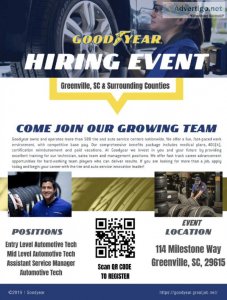 Goodyear Mid Level Automotive Technician - Grayson GA