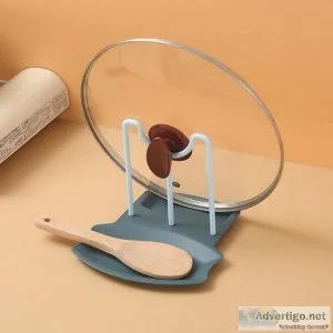 Amazing Pot Lid Rack Spoon Organizer from Transitkitchen