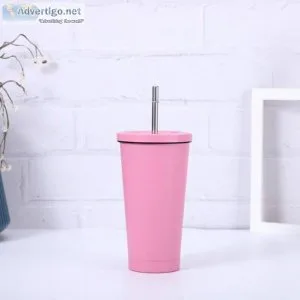Stainless Steel With Lid And Straw Coffee Mug Mug that fit in ev