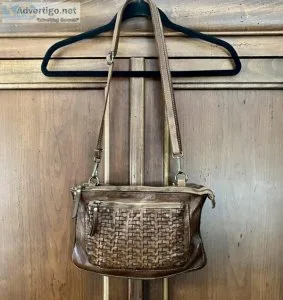 Costanza Rota woven handmadeleather bag