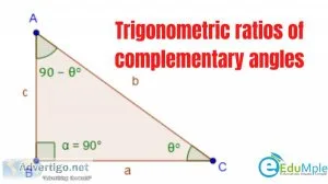 Trigonometric ratios of complementary angles