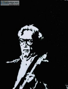 Black and White Eric Clapton Live GG &ndash 8.5&Prime x 11&Prime
