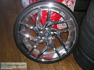 4 24 inch blade wheels and tires