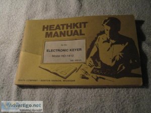 NEAR MINT CONDITION - HEATHKIT MANUAL for the HD-1410 ELECTRONIC