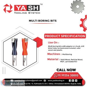 Buy Multi Boring Bits in Ahmedabad India  Yash Tooling System