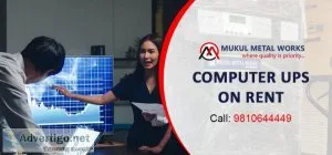 Computer UPS on Rent. Range from 5KVA to 1000KVA