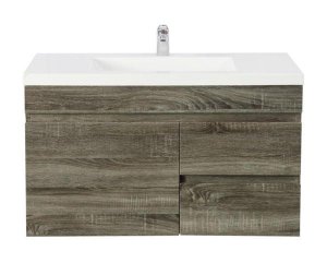 POSEIDON B73W WALL HUNG VANITY DARK GREY&nbsp750MM