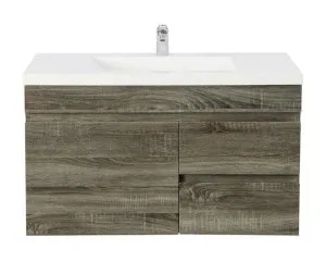 POSEIDON B73W WALL HUNG VANITY DARK GREY&nbsp750MM