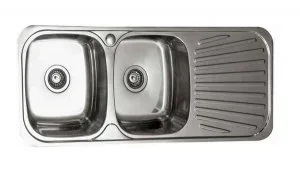 LINKWARE SYDENHAM DOUBLE BOWL KITCHEN SINK (AVAILABLE IN LEFT OR