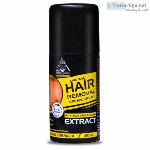 Hair removal spray for men