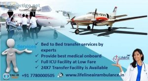 Lifeline Air Ambulance in Darbhanga - timely response and best t