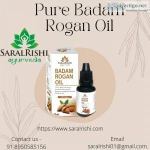 Pure badam rogan oil - saralrishi ayurveda