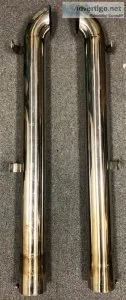 C2-C3 Corvette Side pipes Stainless Steel