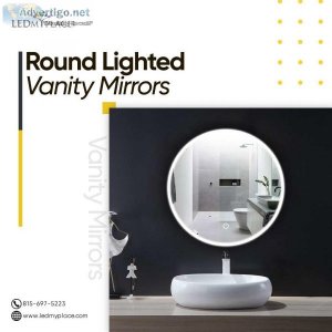 Buy Now Round Lighted Vanity Mirror