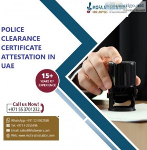 Police clearance certificate attestation in dubai