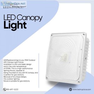 Buy LED Canopy Lights For Gas Station