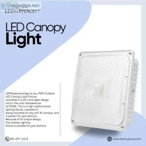 Buy LED Canopy Lights For Gas Station
