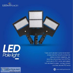 Buy LED Pole Lights For Parking Lot Lights