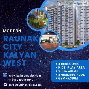Best 1 and 2 Bhk  apartment for sale in mumbai at raunak city ka