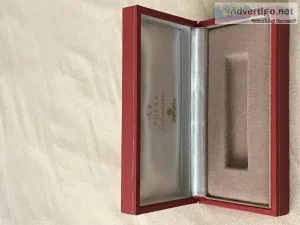 Omega watch box vintage