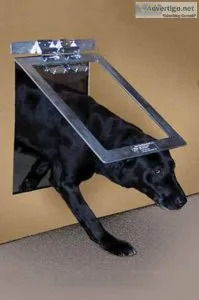 Gun dog house door