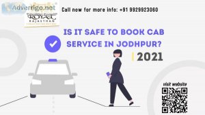 Is it safe to book cab service in jodhpur?
