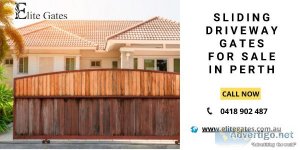 Hire Premium Sliding Driveway Gates Manufacturer In Perth - Elit