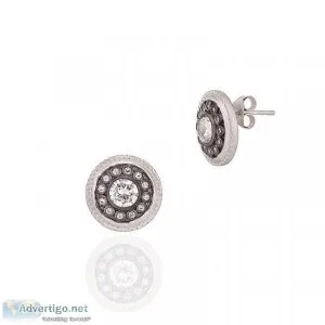 Buy FREIDA ROTHMAN Nautical Button Stud Earrings