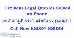 Get Your Legal Queries Solved On Phone Call Now 88034 88038