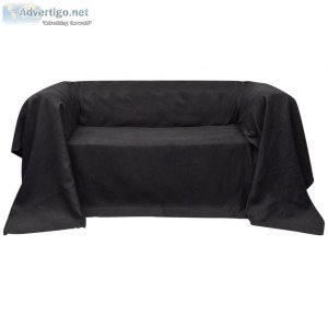Micro-Suede Couch Slipcover Anthracite 140 X 210 Cm
