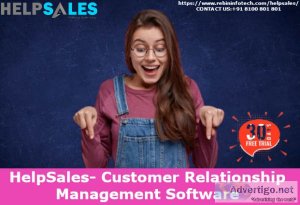 Helpsales- customer relationship management software|