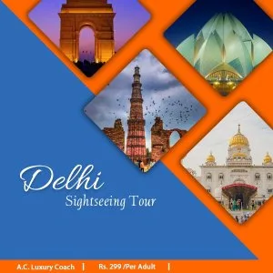 Famous delhi sightseeing package by bus