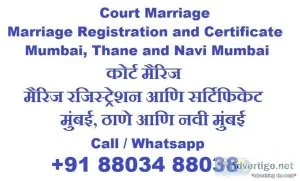 Marriage Registration and Certificate Services Call 91 88034 880
