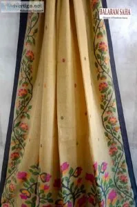 Trendy Linen Saree Blouse Designs