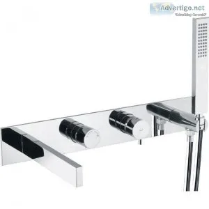 Abode Cyclo Wall Mounted Bath Shower Mixer
